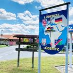Ortsschild Lüderitz/Altmark