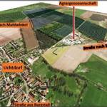 Satelitenbild mit Beschriftung