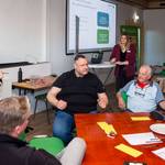Die Workshopteilnehmer erarbeiten und diskutieren Ideen für eine Nachhaltigkeitsstrategie Bild 2 &copy;EGem Stadt Tangerhütte