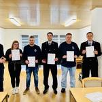 Gruppenbild mit allen ausgezeichneten FFW-Kameraden &copy;EGem Stadt Tangerhütte
