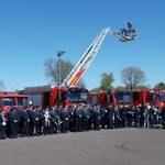 Gruppenbild vor den Fahrzeugen &copy;EGem Stadt Tangerhütte