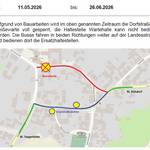 Übersicht der Ersatzhaltestellen Busverkehr &copy;EGem Stadt Tangerhütte