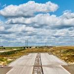 Autobahnende A14 bei Lüderitz