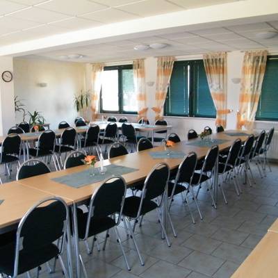 Innenaufnahme des Dorfgemeinschaftshauses in Cobbel