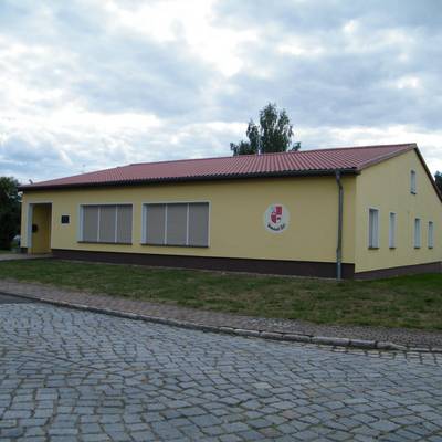 Außenaufnahme des Dorfgemeinschaftshauses in Uetz