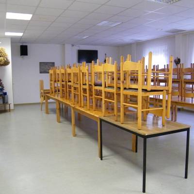 Innenaufnahme des Dorfgemeinschaftshauses in Uchtdorf