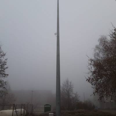 Bild einer Sirene auf einem Mast aus Tangerhütte
